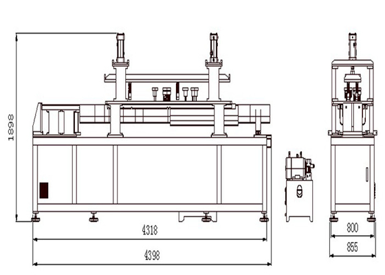 50HZ αυτόματος Punching προφυλακτήρων υδραυλικός Punching μηχανών 380V εξοπλισμός