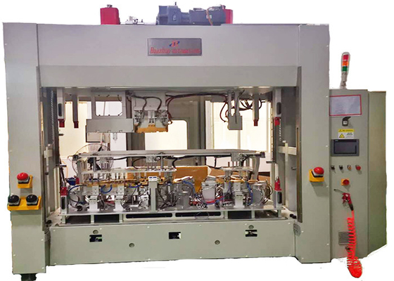 PLC αυτοκίνητος εσωτερικός πλαστικός Wraping ακρών σφραγίζοντας εξοπλισμός μηχανών 4000kg
