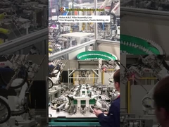 Η γραμμή συναρμολόγησης εξαρτημάτων στήλης ABC του ομίλου Huazhuo, συμπεριλαμβανομένης της κάλυψης, της υπερηχητικής συγκόλλησης, της εισαγωγής κλιπ.